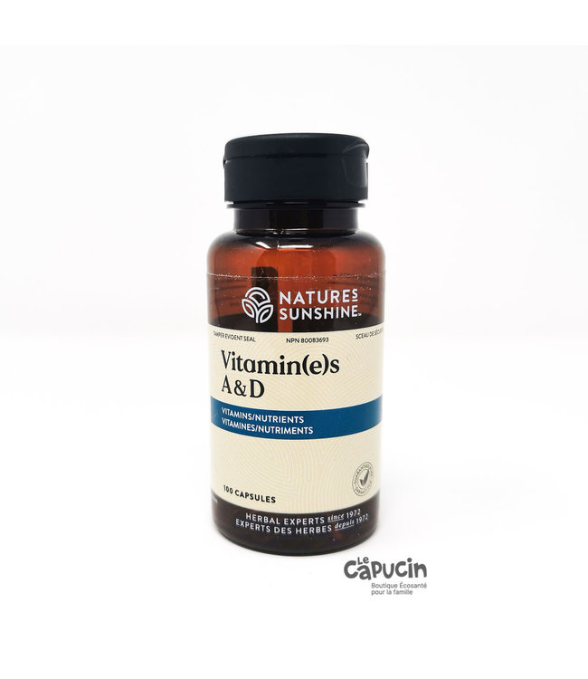 Vitamin A & D - 10,000/400 IU - 100caps