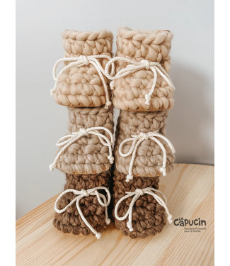 Les petits Tousi Pantoufles en laine - Choisissez la couleur et la grandeur