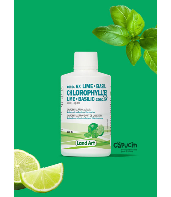 Chlorophyll - 5x - Liquid - Lime & Basil - 500ml