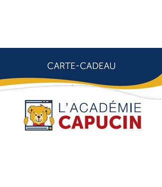 Gestion Capucin Carte-Cadeau | Formation intégrale en naturopathie pour enfants  - Académie Capucin