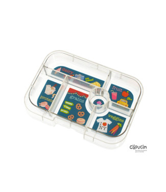 YumBox Plateau supplémentaire - 6 sections - New York