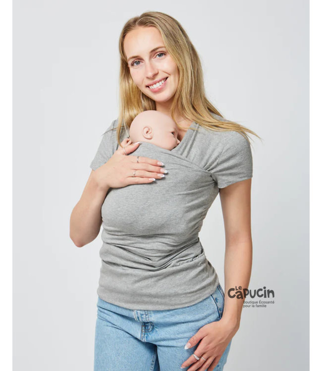 Vija Design Skin-to-skin t-shirt - Woman - Mixed Grey - Choose a size