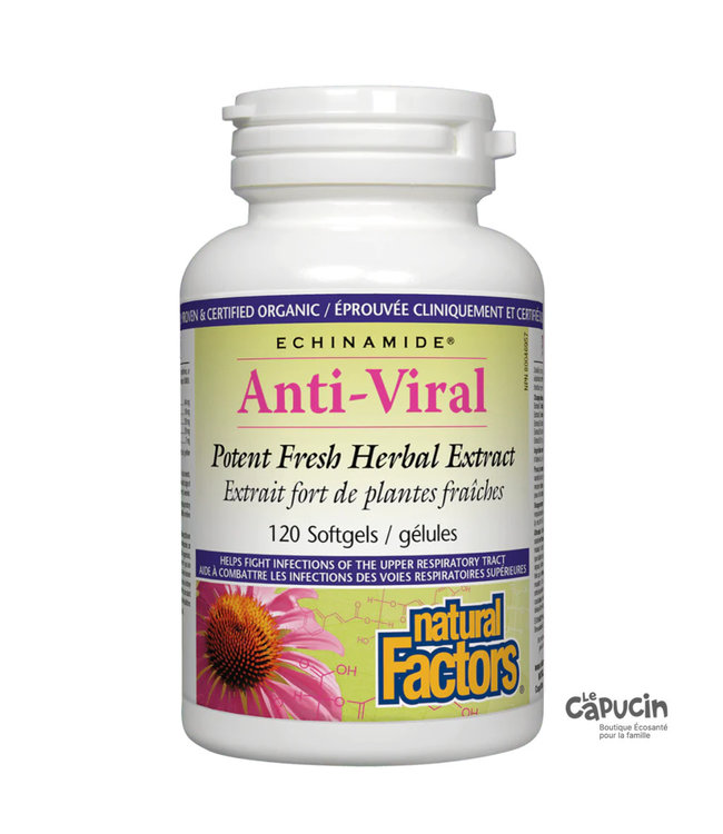 Natural Factors Echinamide Anti-Viral - 120softgels