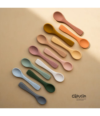 Minika Cuillère en silicone - Choisissez une couleur