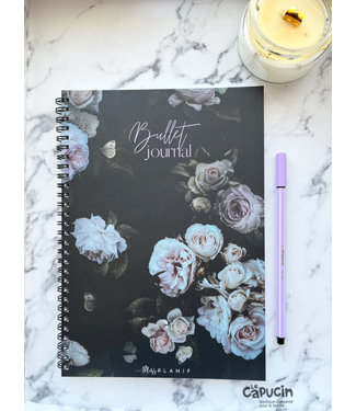 Miss Planif Bullet journal - Fleurs roses