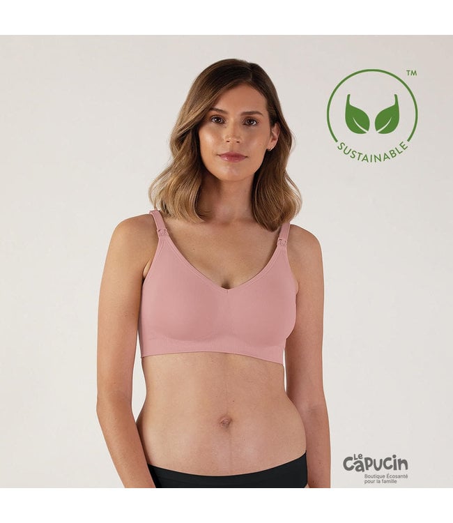 Body Silk Seamless Nursing Bra - Silver Pink - Choose a size
