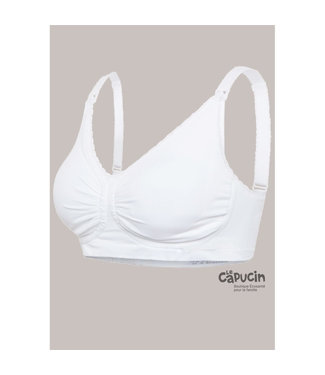 Seamless Padded Bra, Maternity & Nursing Special by CARRIWELL - black,  Maternity