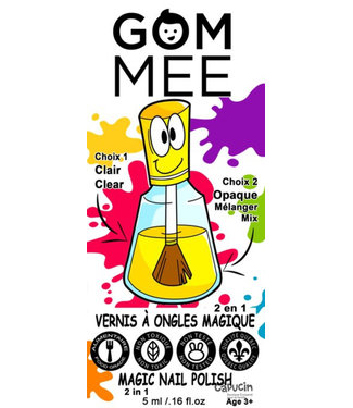 Gom-mee Vernis à ongles magique - Gom Mee - Choisissez votre couleur
