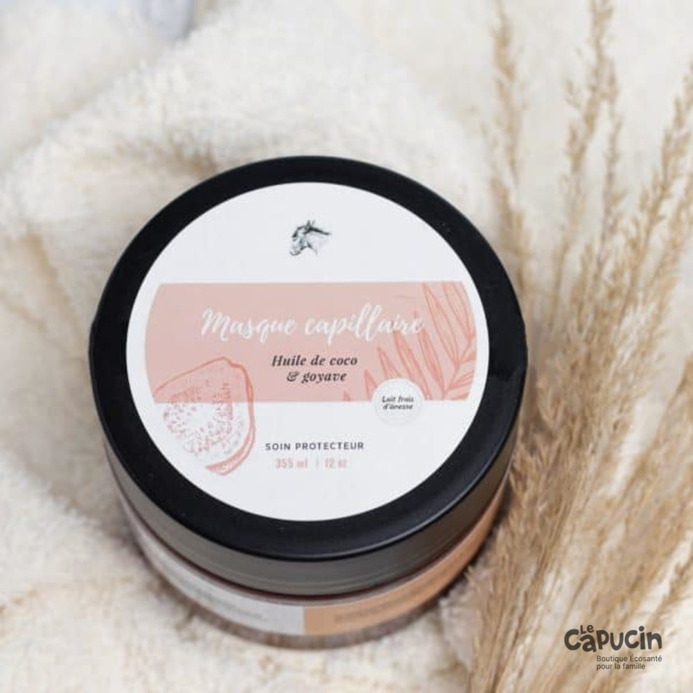 Coconut oil and guava hair mask - Le Capucin Coconut oil and guava hair mask - Le Capucin