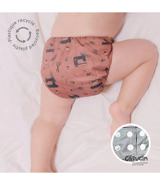 La Petite Ourse Pocket diaper - Snaps - 10-35lbs - LPO ECO 5 - Sewing