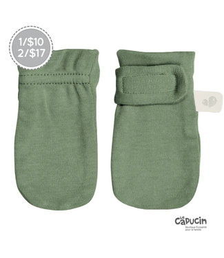 Perlimpinpin Bamboo anti-scratch mitts | Fawns | Perlimpinpin Newborn