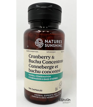 Nature's Sunshine Cranberry and Buchu Concentrate | 100 capsules