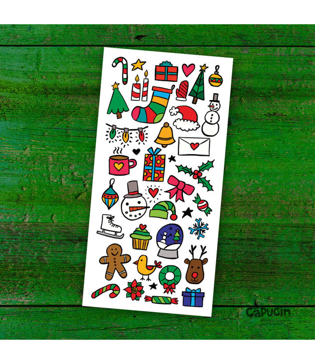 Tatouage Les doodles de Noël - Pico