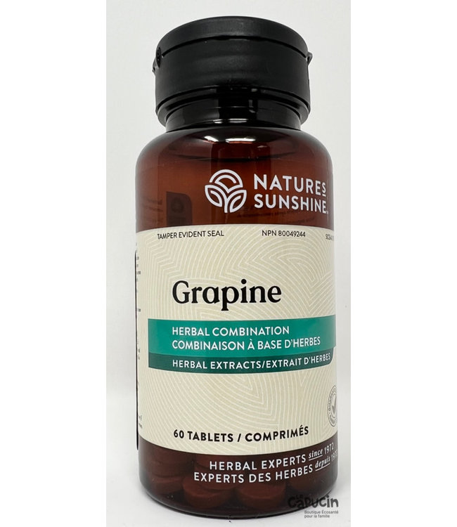 Nature's Sunshine Grapine Grande Puissance | 60 comprimés