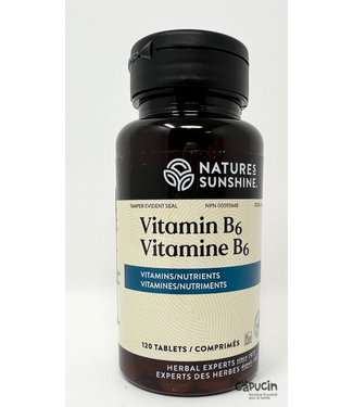 Nature's Sunshine Vitamin B6 50 mg | 120 Tablets