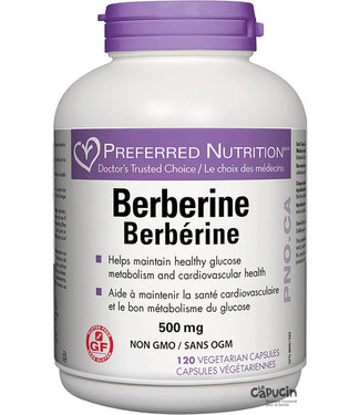 Preferred Nutrition Berberine - 500 mg - par Dr.Whitaker
