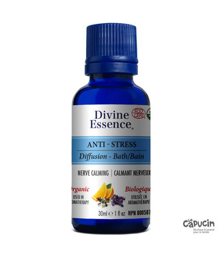 Divine Essence Synergie anti-stress Biologie, Diffusion/ Bain - 30 ml