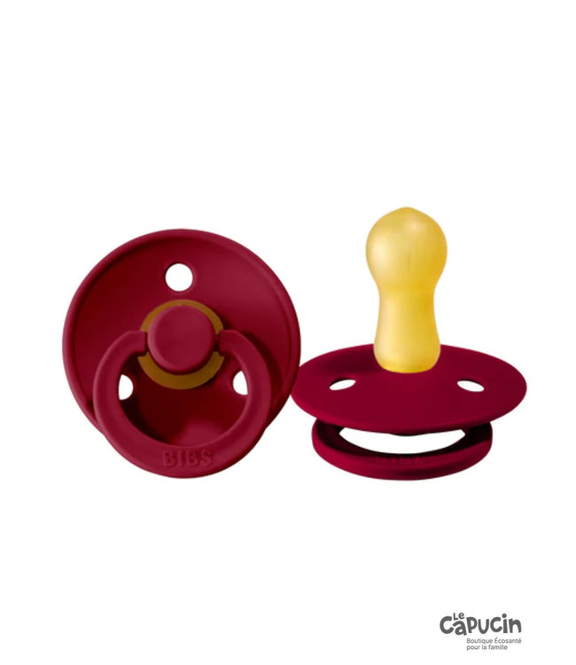 BIBS Pacifier - Colour - Ruby - 0-6 months