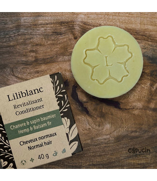 Liliblanc Solid conditioner - Normal hair - Hemp and fir - 40 g - by Liliblanc