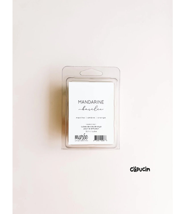 Soy wax tablet for diffuser - Mandarin basil