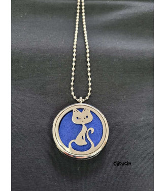 Gestion Capucin Essential Oil diffuser necklace Cat