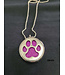 Gestion Capucin Essential Oil diffuser necklace Dog paw