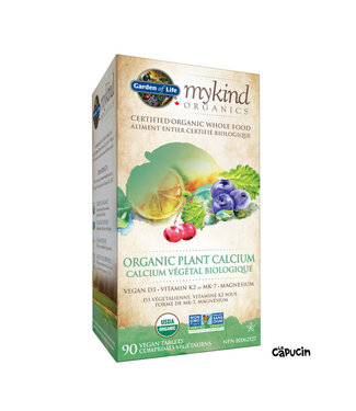 Garden of Life Organic Vegetable Calcium - 90 Tablets