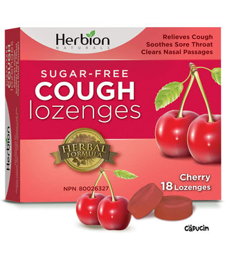Herbion Naturals Cherry cough drops - 18 lozenges