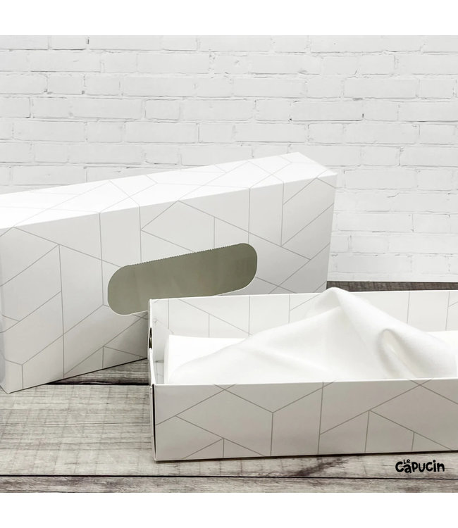 Les mouchoirs lavables - Blanc - paquet de 12 avec boite