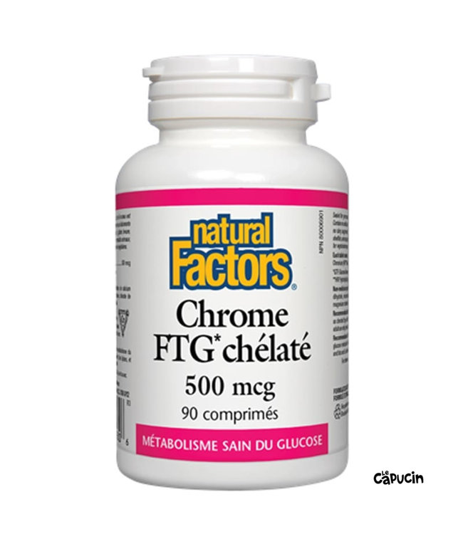 Chromium GTF Chelate - 500 mcg - 90 Tablets