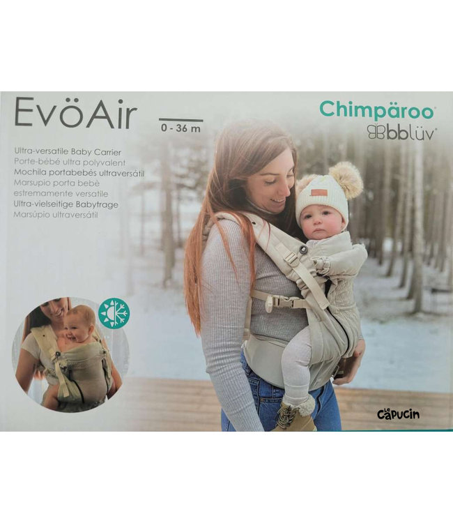 Chimparoo Baby carrier - EvöAir bbluv - Beige