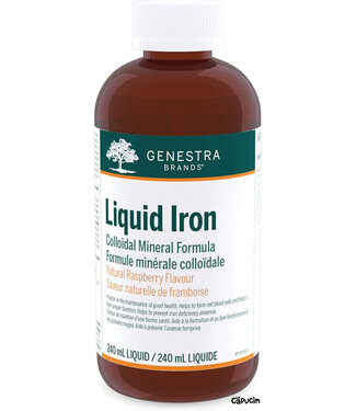 Genestra Iron - Liquid - Natural Raspberry Flavor - 240ml