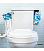Bateau Bateau Ensemble de toilette - Feuillage aquarelle Célestial - 36 rouleaux blancs