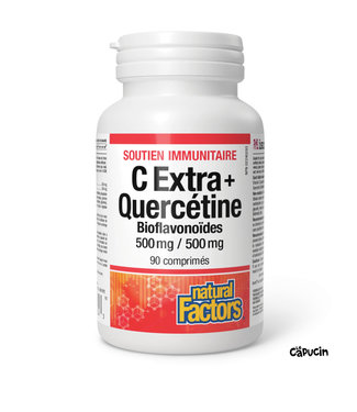 Natural Factors C Extra + quercétine - 500 mg/90caps - Natural Factors
