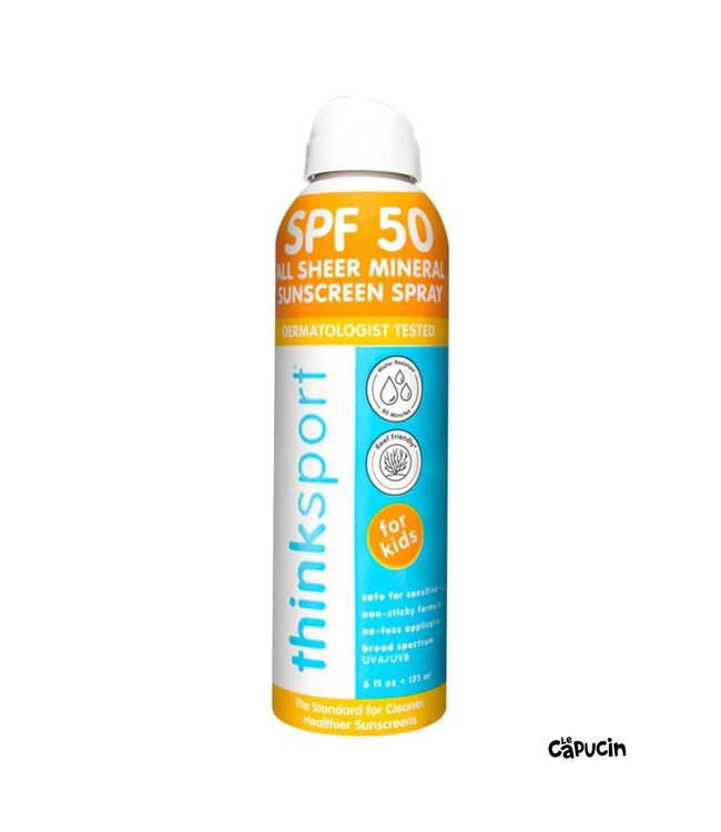 Zinc Clear Spray Sunscreen SPF 50 - ThinkSport