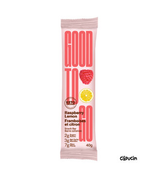 Good to Go Keto Bar Raspberry Lemon - Good to Go