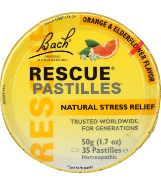 Bach Rescue Pastilles | Orange et fleur de Sureau | 50 g