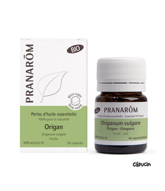 Pranarom Origan perles d’huile essentielle - 60 mini-caps par Pranarom