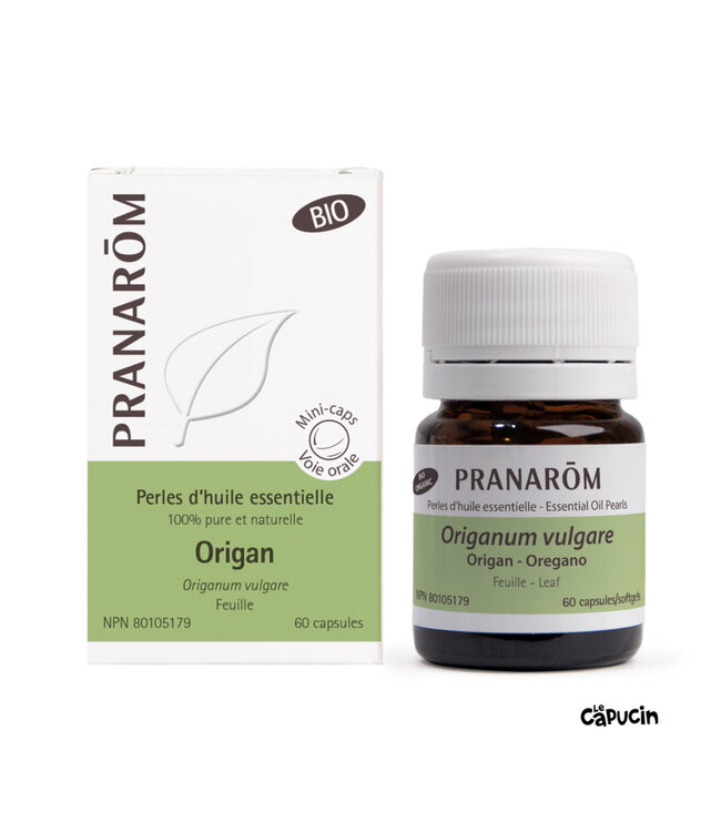 Origan perles d’huile essentielle - 60 mini-caps par Pranarom