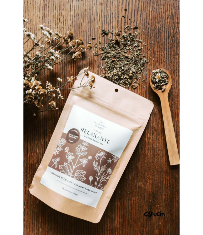 Relaxing herbal tea - Chamomile and catnip