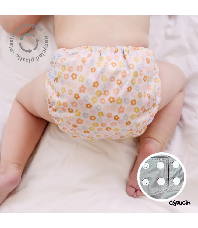 Pocket diaper -Snaps - 10-35lbs- LPO ECO Karine Pothier - Choose a model