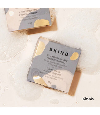 Bkind Shampoo bar - Plumeria flower - Curly and frizzy hair