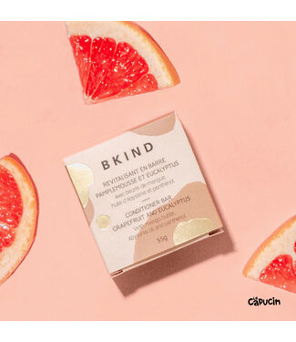 Bkind Conditioner bar - Grapefruit & eucalyptus - Greasy/Normal Hair - choose a size