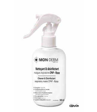 Mon-Derm Nettoyant désinfectant masque respiratoire 500 ml par Mon-Derm
