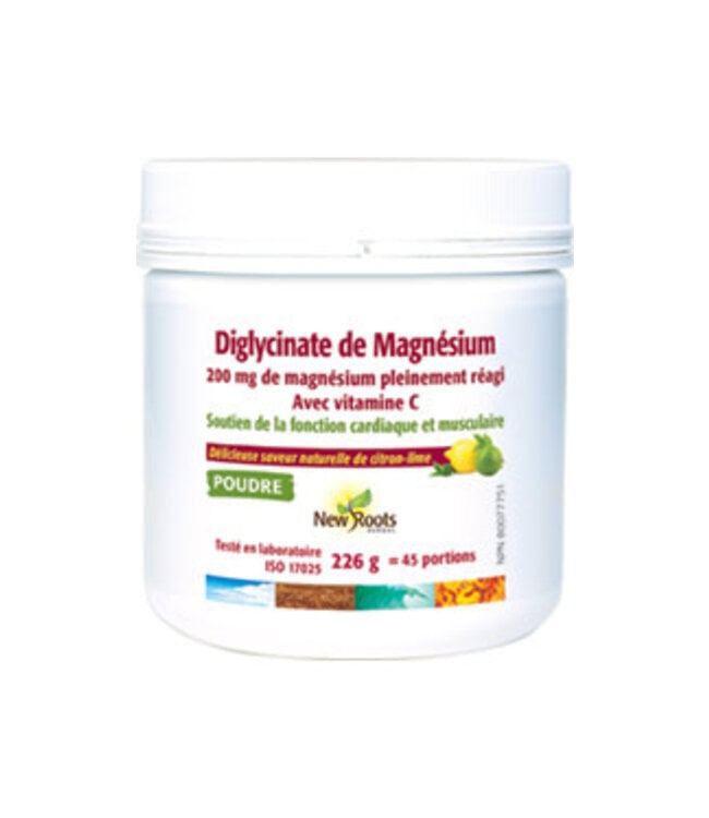 Diglycinate de Magnésium (Poudre) - 226 g par New Roots
