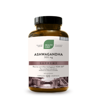 Health First Ashwagandha Suprême - 120 caps. végétales by Health First