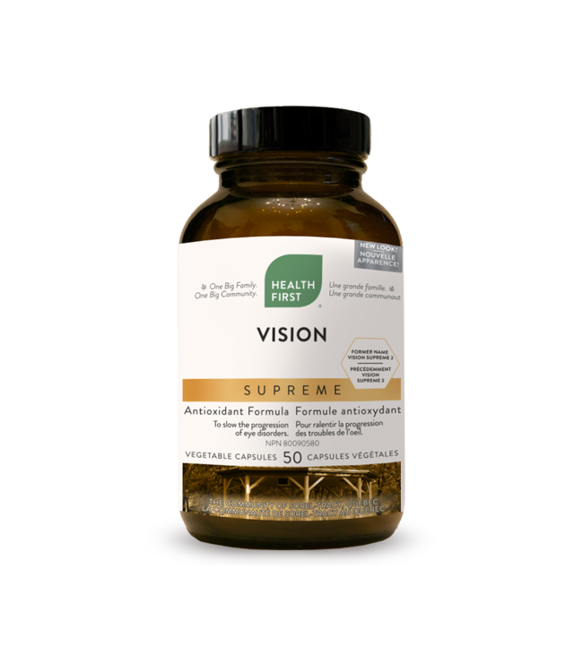 Vision suprême - 50 caps. végétales par Health First