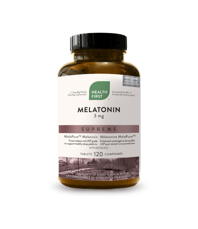 Mélatonine 3mg Supreme- 120 comp. par Health First