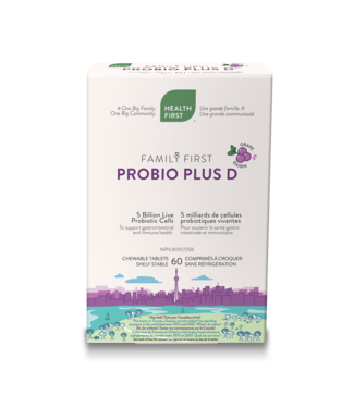 Health First Probio Plus D au raisin - 60 comp. à croquer par Health First