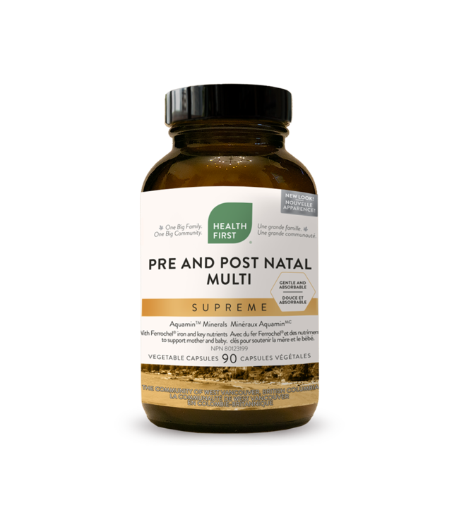 Pré et Post Natal Multi - 90 caps. végétales par Health First